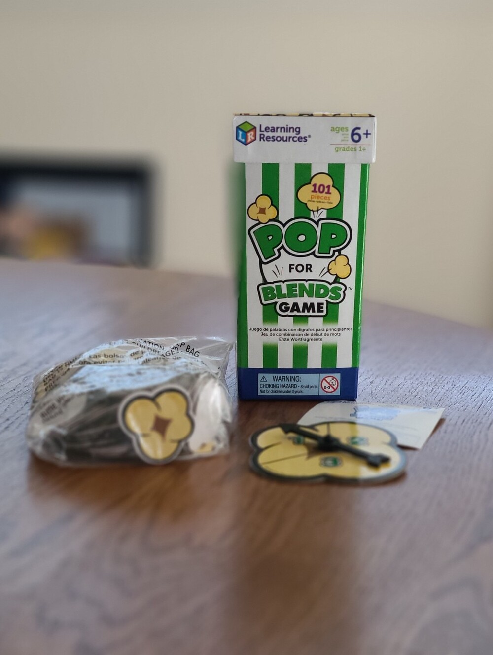 Learning Resources Pop for Blends Game,Phonics Game